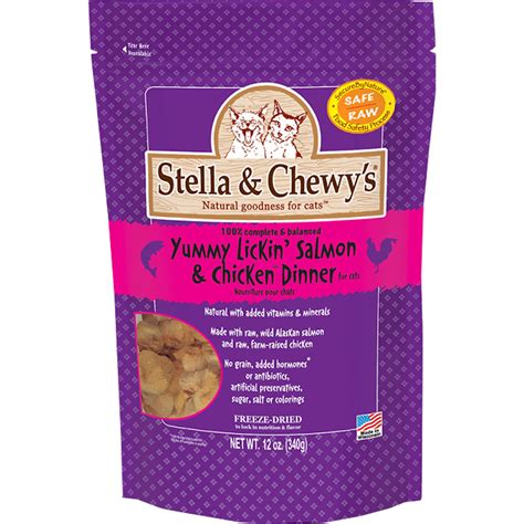 Stella and chewy's understands cats are carnivores and believes they deserve. STELLA-CHEWYS-SALMON-CHICKEN-CATS