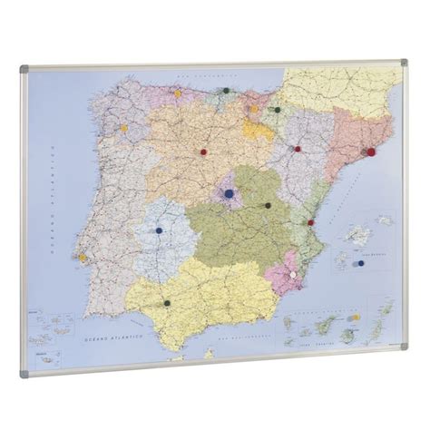 Mapa España Magneticopizarrapizarraspizarra Blancapizarra