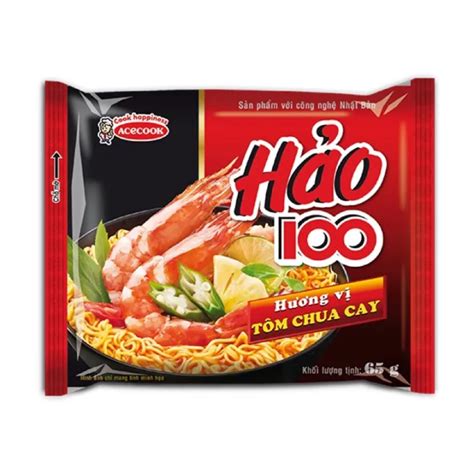 Mi Hao 100 Tom Chua Cay Acecook Hot And Sour Instant Noodle Prawn