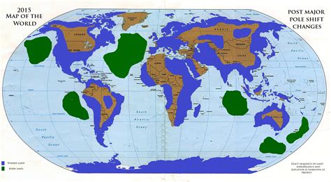 New World Land Maps After A Global Pole Shift Opinions And Projections