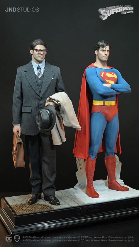 Jnd Christopher Reeve Superman And Clark Kent 13 Scale Hyperreal Movie