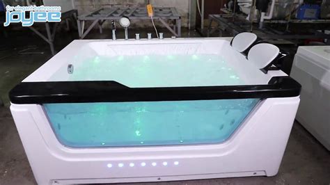 A whirlpool bathtub with jacuzzi jets enables a user to direct the flow of water on joints and muscles turn the jacuzzi timer for the pump clockwise to turn it on. Whirlpool transparent bathtub jacuzzi (J-EBD002 & J-EBD003 ...