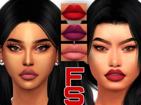 Famsimsss Lips 02 Lips Sims 4 Sims