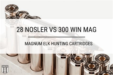 28 Nosler Vs 300 Win Mag Hunting Cartridge Comparison By