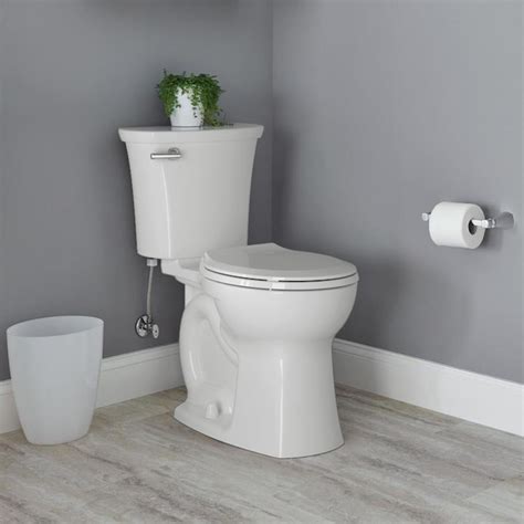 American Standard Edgemere Toilet With EverClean Surface In L White BA