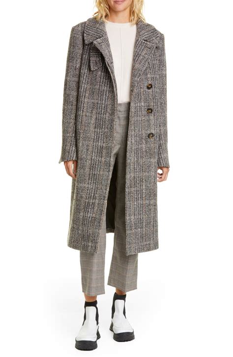 Stella Mccartney Herringbone Tweed Coat Nordstrom