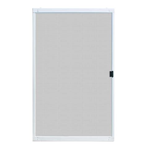 Unique Home Designs 48 In X 80 In Adjustable Fit White Metal Sliding
