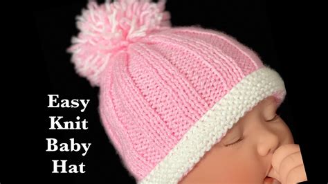 Knit Baby Hat For Beginners M Crochet For Baby Youtube