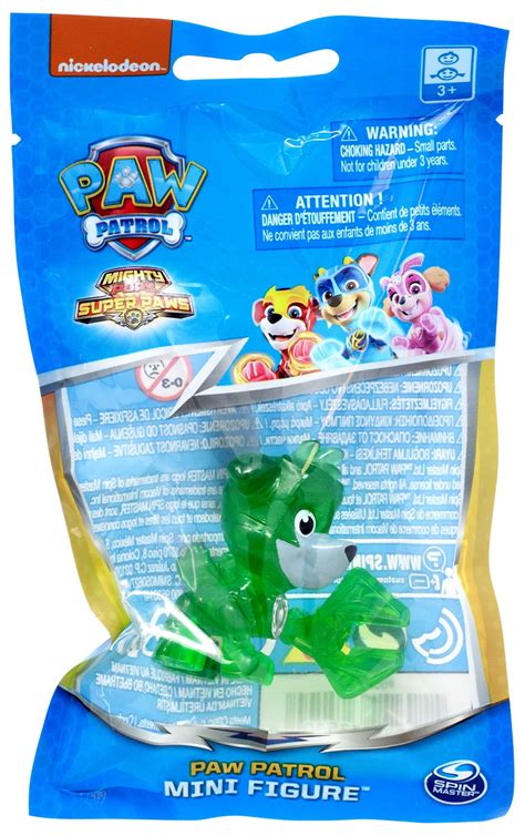 Paw Patrol Mighty Pups Super Paws Rocky 2 Mini Figure Spin Master Toywiz