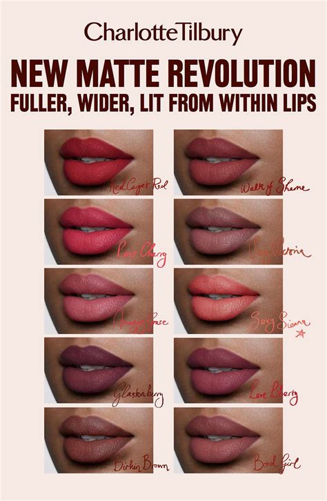 Charlotte Tilbury Matte Revolution Lipstick Nordstrom Lipstick For Dark Skin Matte