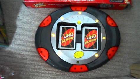 Uno Flash Electronic Card Game Mattel 2007 Board 3 6 Player Youtube