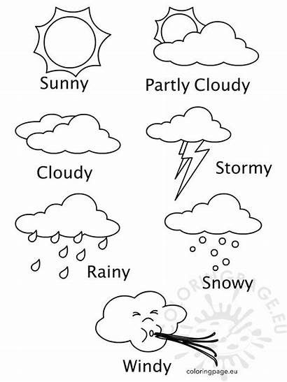 Sunny Weather Coloring Pages Printable Getcolorings Colori