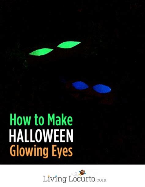 How To Make Glowing Eyes Easy Halloween Haunted Decor Halloween