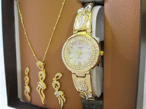 Elegant Jewellery And Watch T Set Price In Pakistan M012479 2023