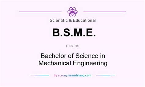 Bachelor Of Science In Mechanical Engineering Ranktechnology
