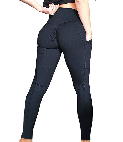 womens butt lift ruched yoga pants sport pants workout leggings sexy high waist trousers tight
