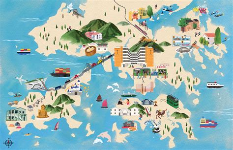 Hong Kong Tourist Map 麥東記 Donmak And Co