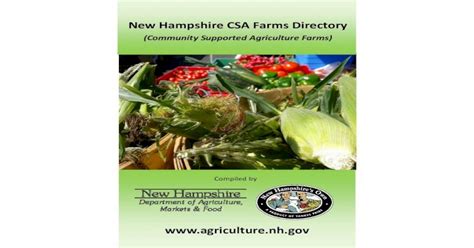 New Hampshire Csa Farms Directory · New Hampshire