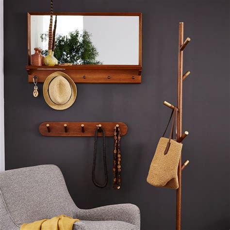 And always planned to eventually repaint it. Mid-Century Entryway Mirror - Pecan | west elm UK