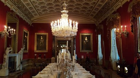 Dining Room At Chatsworth Chatsworth House Dining Ceiling Lights