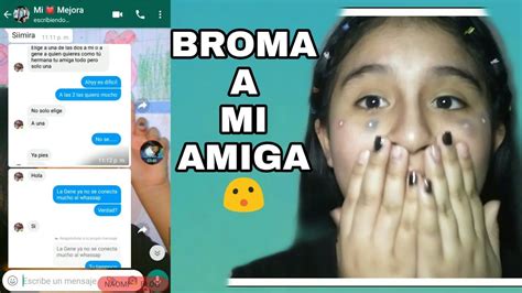 Broma A Mi Amigatermina Mal Naomi Blog Youtube