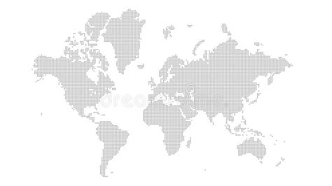 World Map On White Background World Map Template With Continents