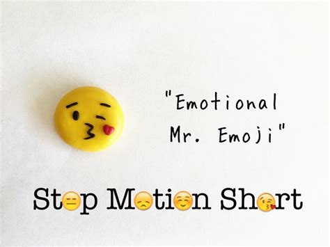 Polymer Clay Stop Motion Short Emotional Mr Emoji Youtube