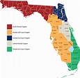 Florida County Map Printable