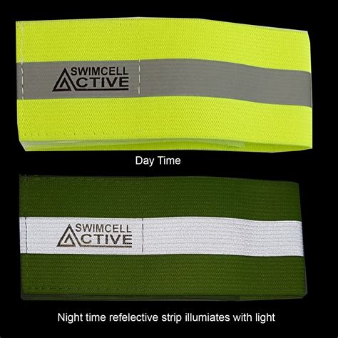 Hi Vis Reflective Neon Armband Pack Of 2 Arm Band Reflective Arm