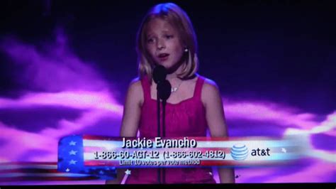 Jackie Evancho St Live Audition America S Got Talent Youtube