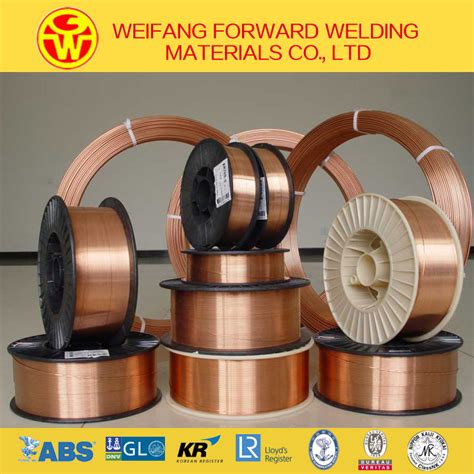 Er70s 6 Sg2 MIG Welding Wire Copper Coated Welding Wire With CO2 Gas