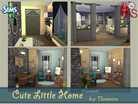 Sims 4 Ccs The Best Cute Little Home Furnished By Thamira