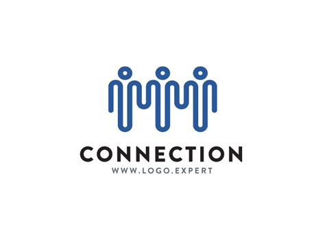 Connection Logo Design Logo Design Pointsdots Human Network