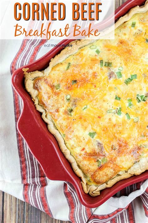 Stir in the corned beef and potatoes. Corned Beef Breakfast Bake - Breakfast Casserole Recipe