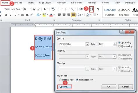 2 Methods To Sort Alphabetically By Last Names In Your Word Document
