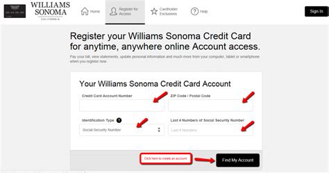 Visa checkout offers williams sonoma $20 off $100 purchase plus free shipping just by signing up to receive special promotional emails from visa checkout through january 24, 2016. Williams-Sonoma Credit Card Login | Make a Payment - CreditSpot