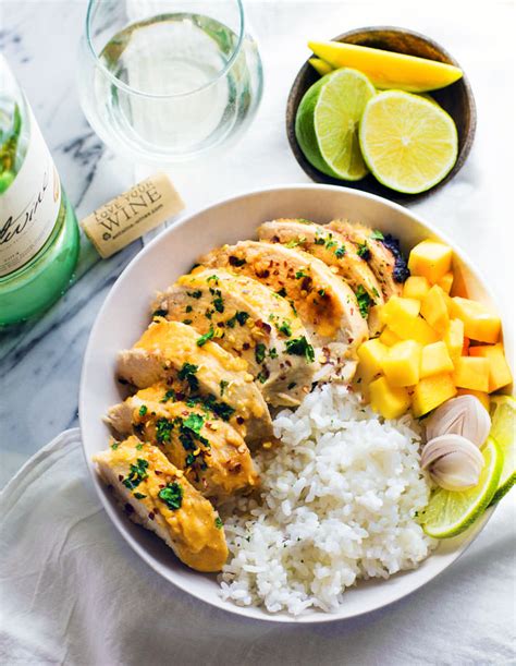 Fresh mango always tastes best but you can cheat if you have to and use frozen mango that you thaw and drain off the water. Healthy Chili-Lime Mango Marinated Chicken Bowls {Gluten Free}