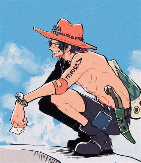 One Piece วันพีช Portgas D Ace โปโตกัส ดี เอส アニメのタトゥー イラスト