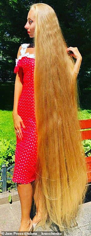 Real Life Rapunzel From Ukraine Has Two Metre Long Hair Express Digest