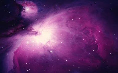 Hd Wallpaper Black Purple And Blue Galaxy Great Orion Nebula Space