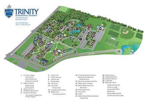 Deerfield Campus Map Main View Campus Maps Home