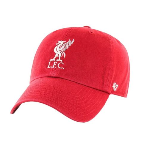 47 Brand Epl Liverpool Fc Mvp Clean Up Cap Red