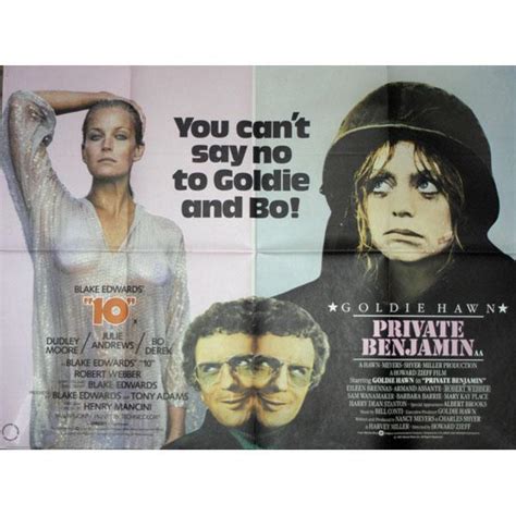 10 double bill original movie poster bo derek and goldie hawn private bamalama posters