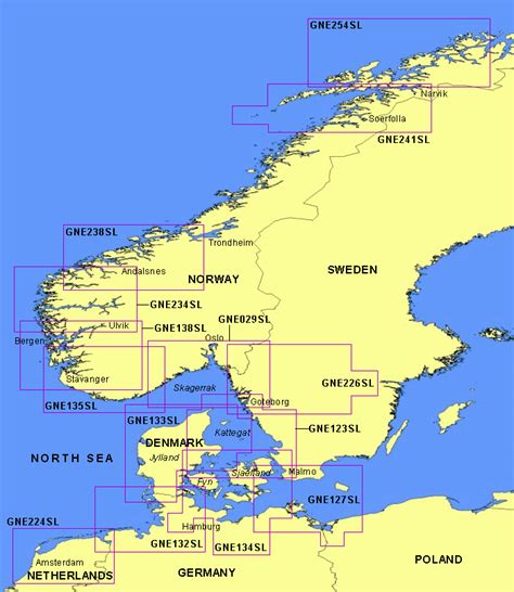 Garmin Offshore Cartography G Charts Norway Denmark Germany Large Charts