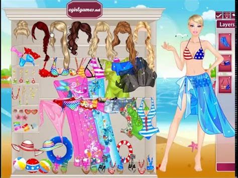 ?¡estos son los mejores juegos de barbie gratis!? puedes jugar como la muñeca más famosa del mundo. Juego Barbie - Vestir a Barbie para ir a la playa. - YouTube
