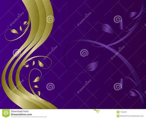 39 Purple Gold Wallpaper