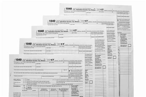 Tax Forms 1040 On A White Background Editorial Image Image Of