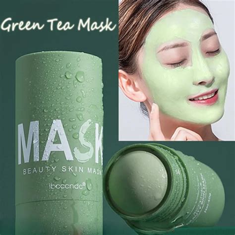 Green Tea Mask Solid Face Mask Stick Oil Control Moisturizing Etsy