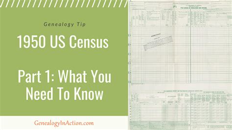 1950 Us Census Part 1 What You Need To Know