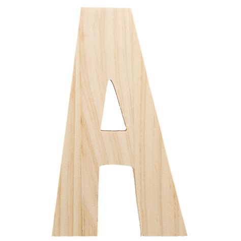 775 Chunky Wooden Letter A 9190 692a
